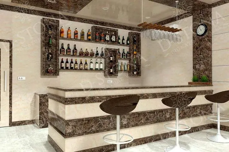 Đá op quầy bar bằng đá marble