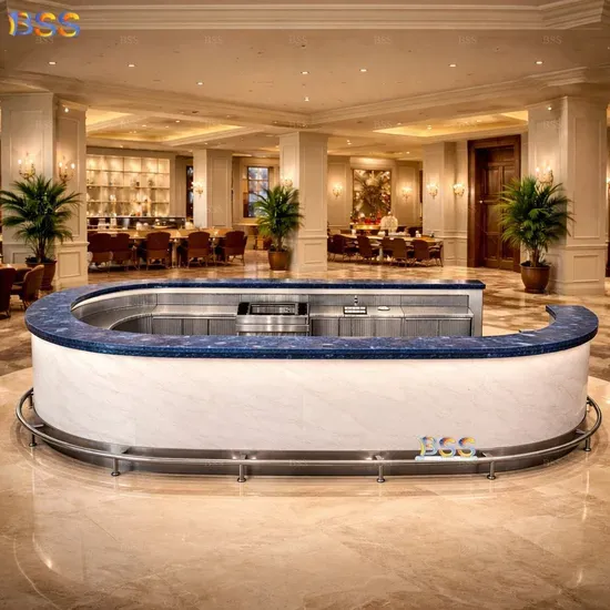 Curved Commercial Bar