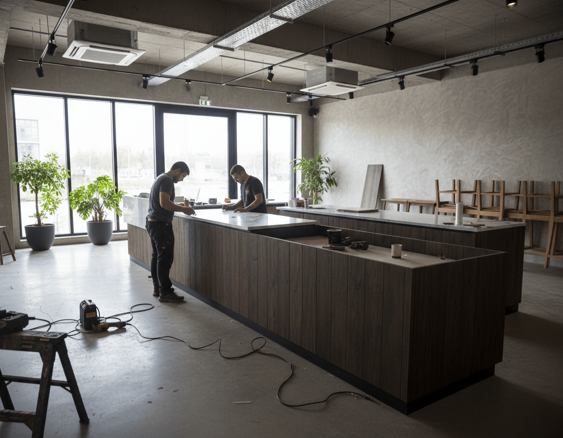 Giá thi công quầy pha chế cafe (3)