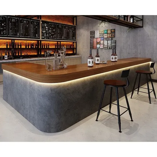 Quầy bar phong cách industrial