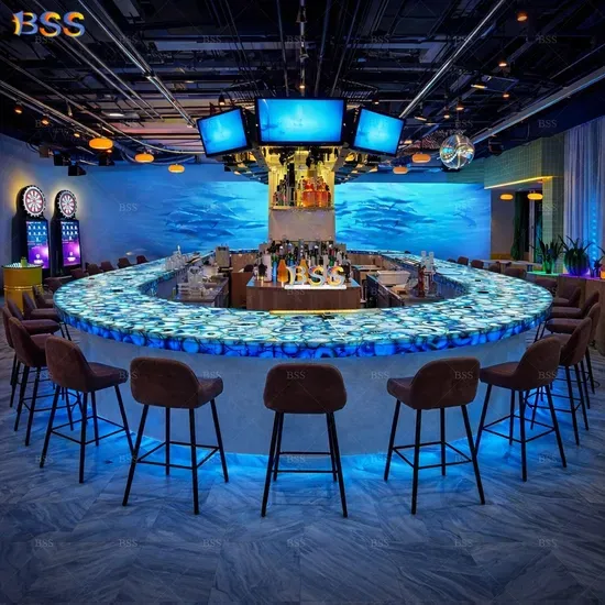 Quầy bar đá ngọc cao cấp