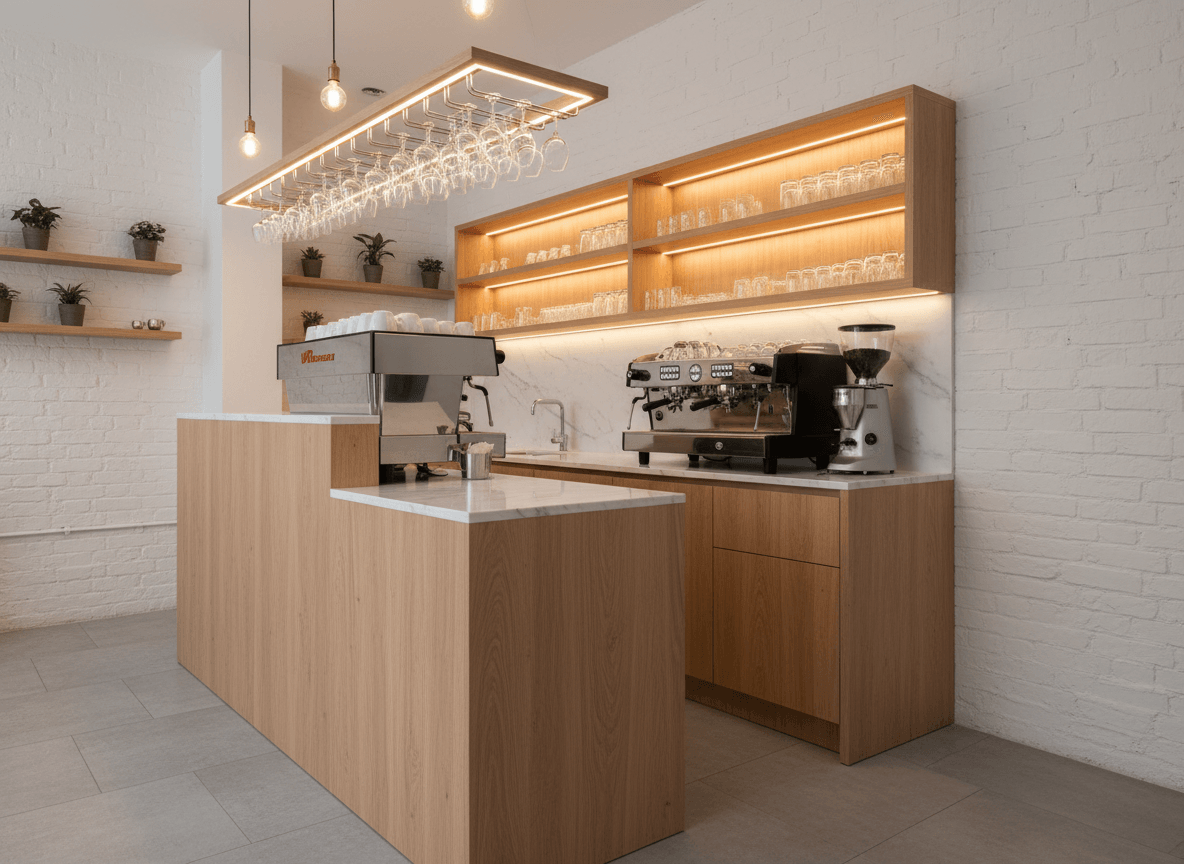 Mẫu quầy pha chế cafe nhỏ (3)