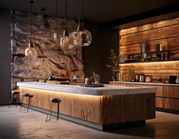 Mẫu quầy pha chế đẹp (3)