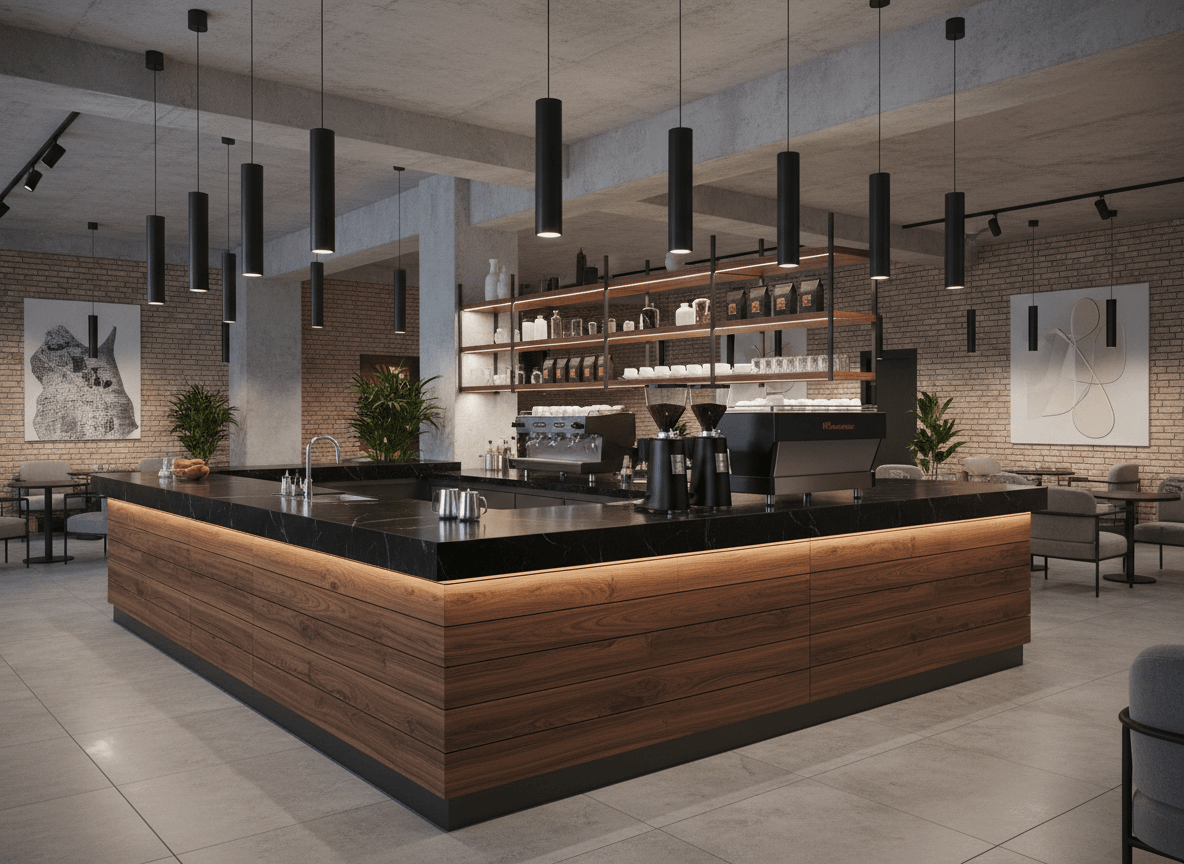 Mẫu quầy pha chế hiện đại (4)