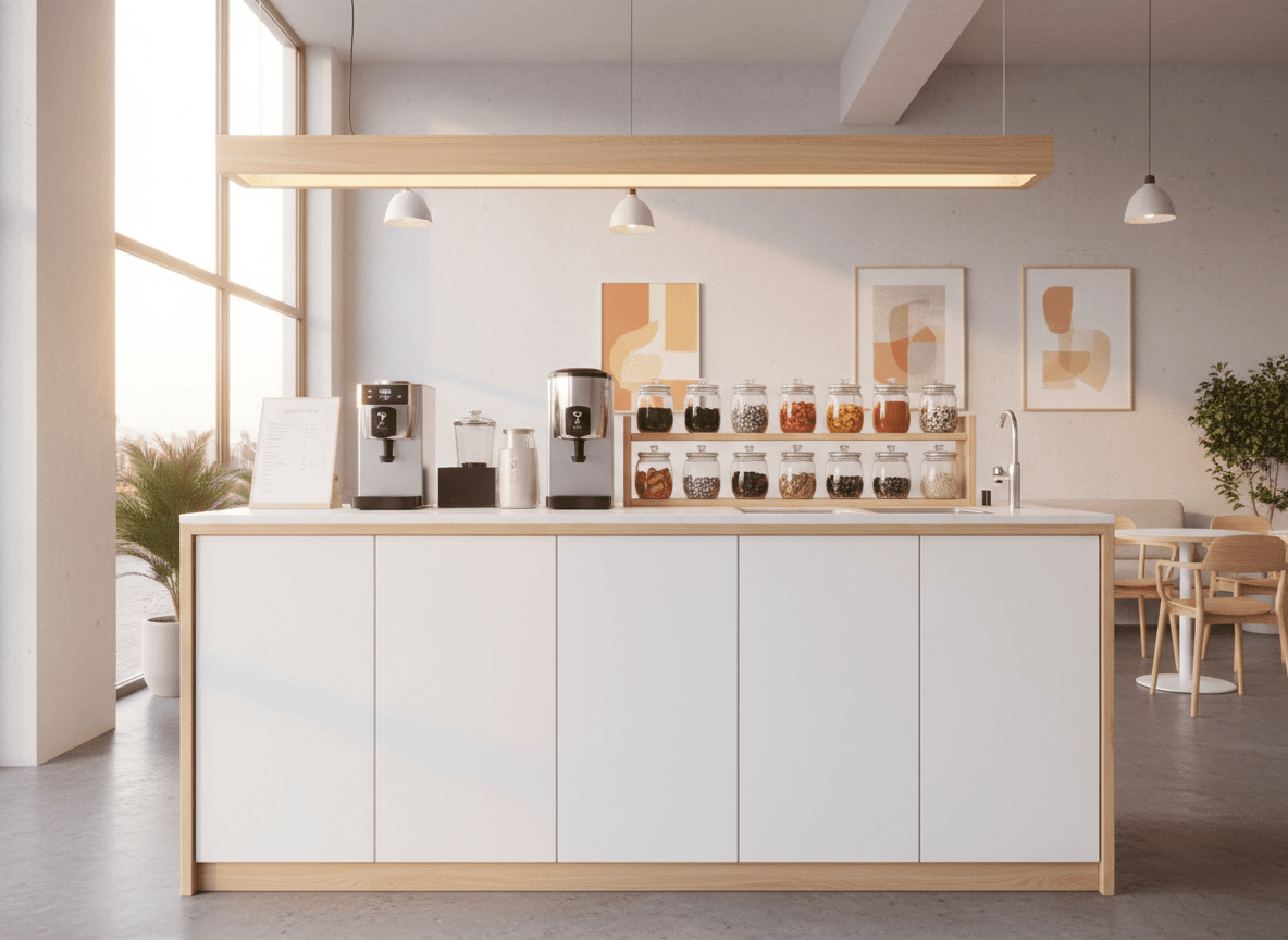 Mẫu quầy pha chế trà sữa đẹp (4)