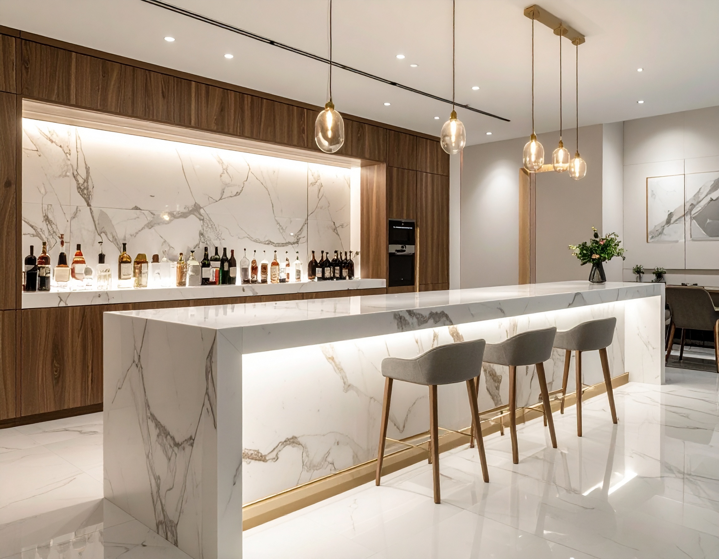 Quầy bar bằng đá (1)