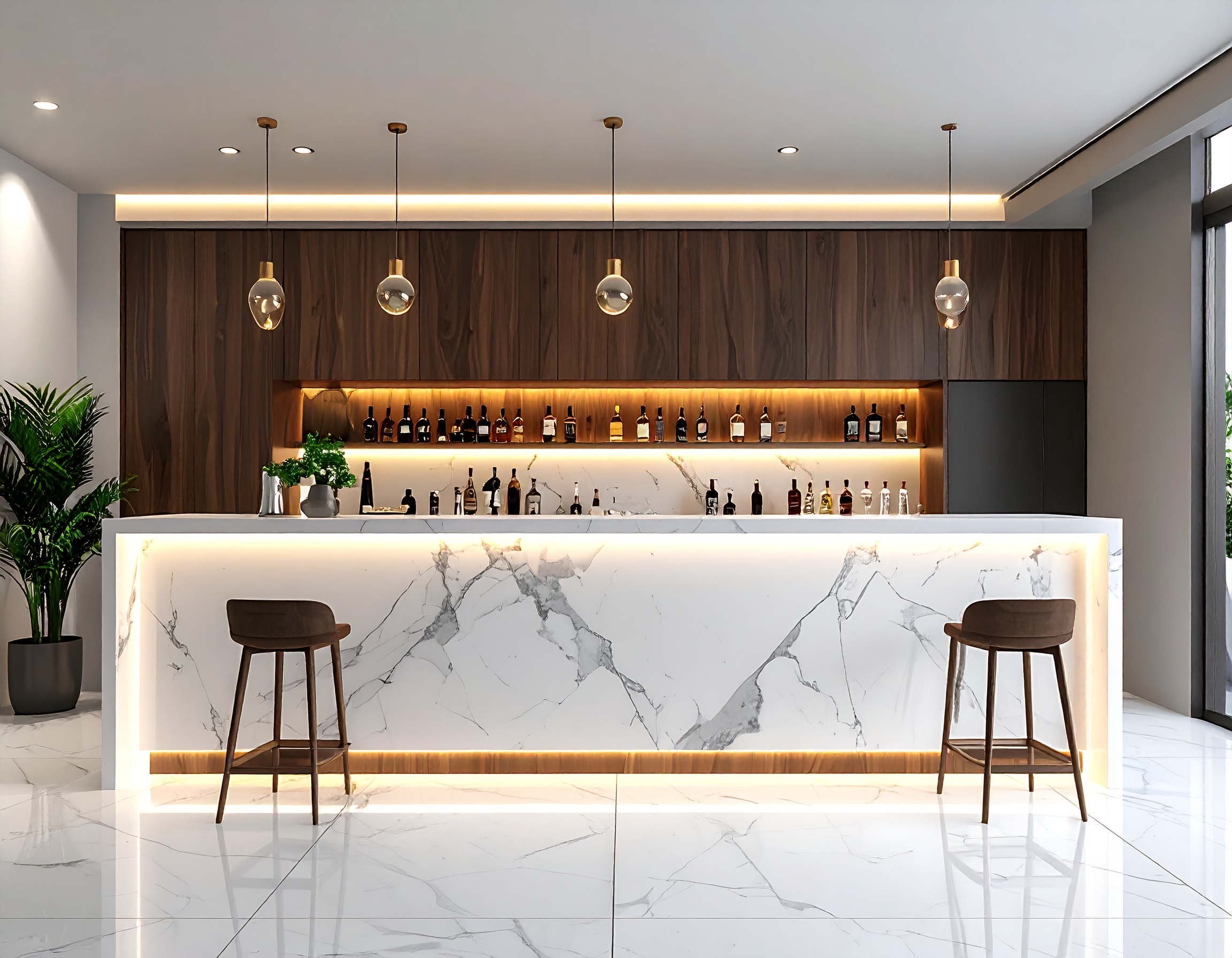 Quầy bar bằng đá (2)