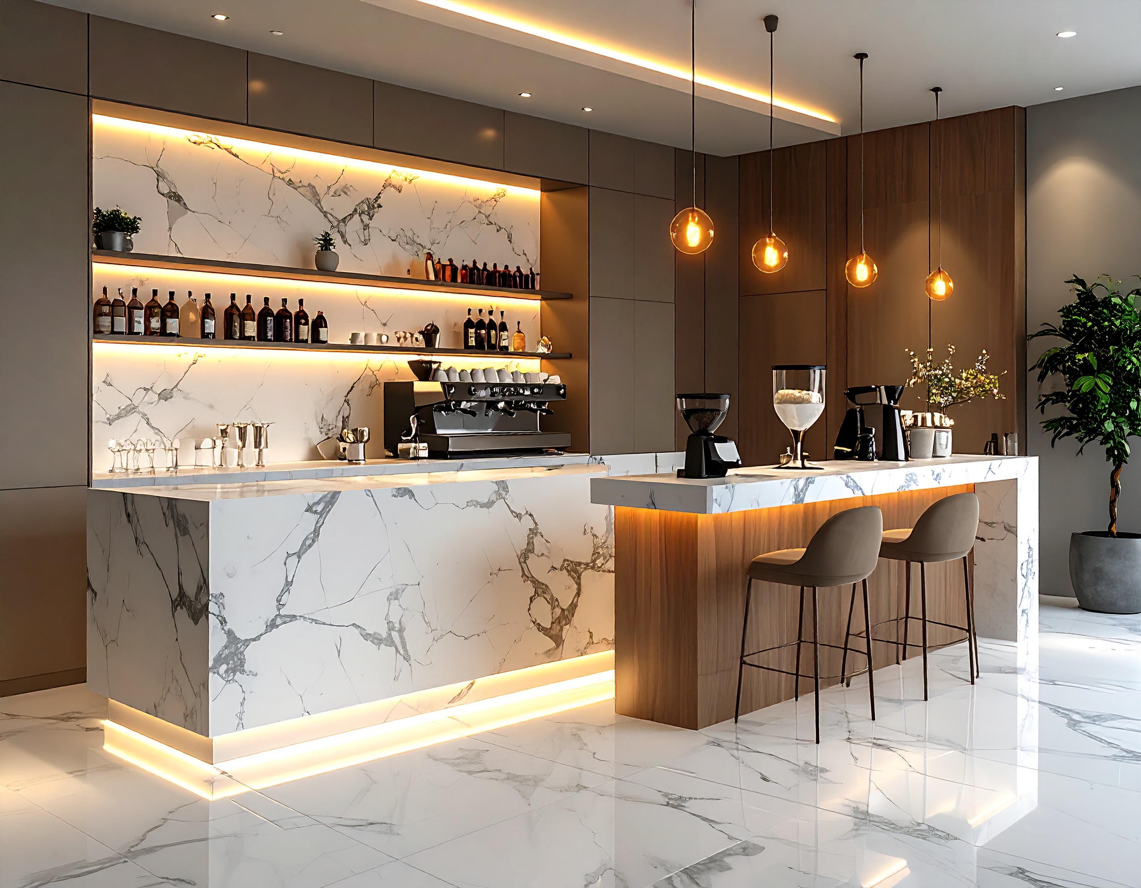 Quầy cafe bằng đá (4)