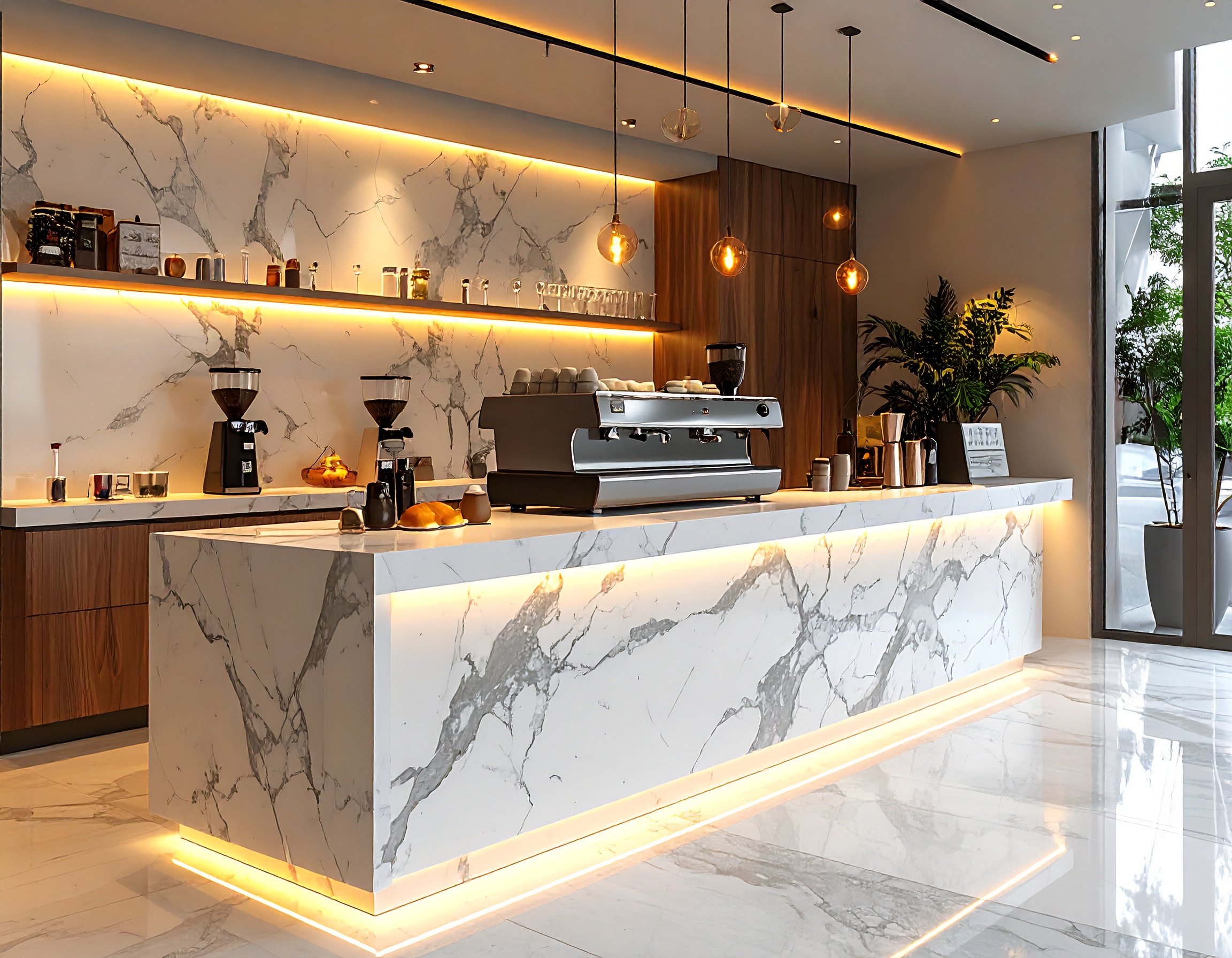 Quầy cafe bằng đá (5)