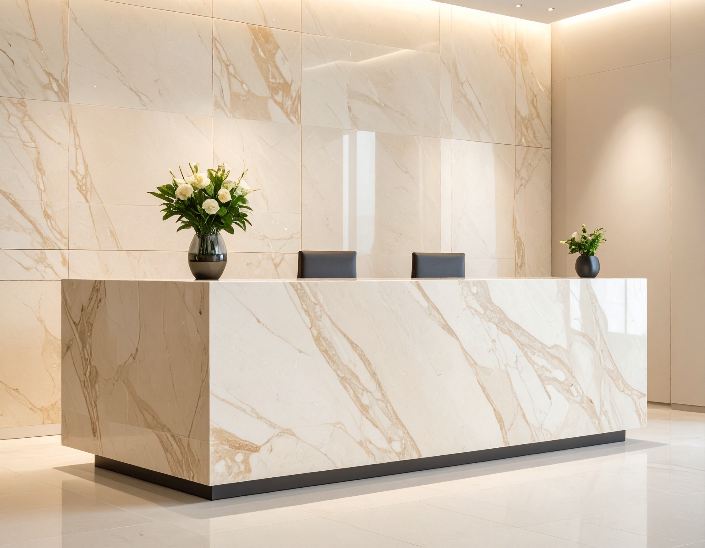 Quầy lễ tân bằng đá (3)
