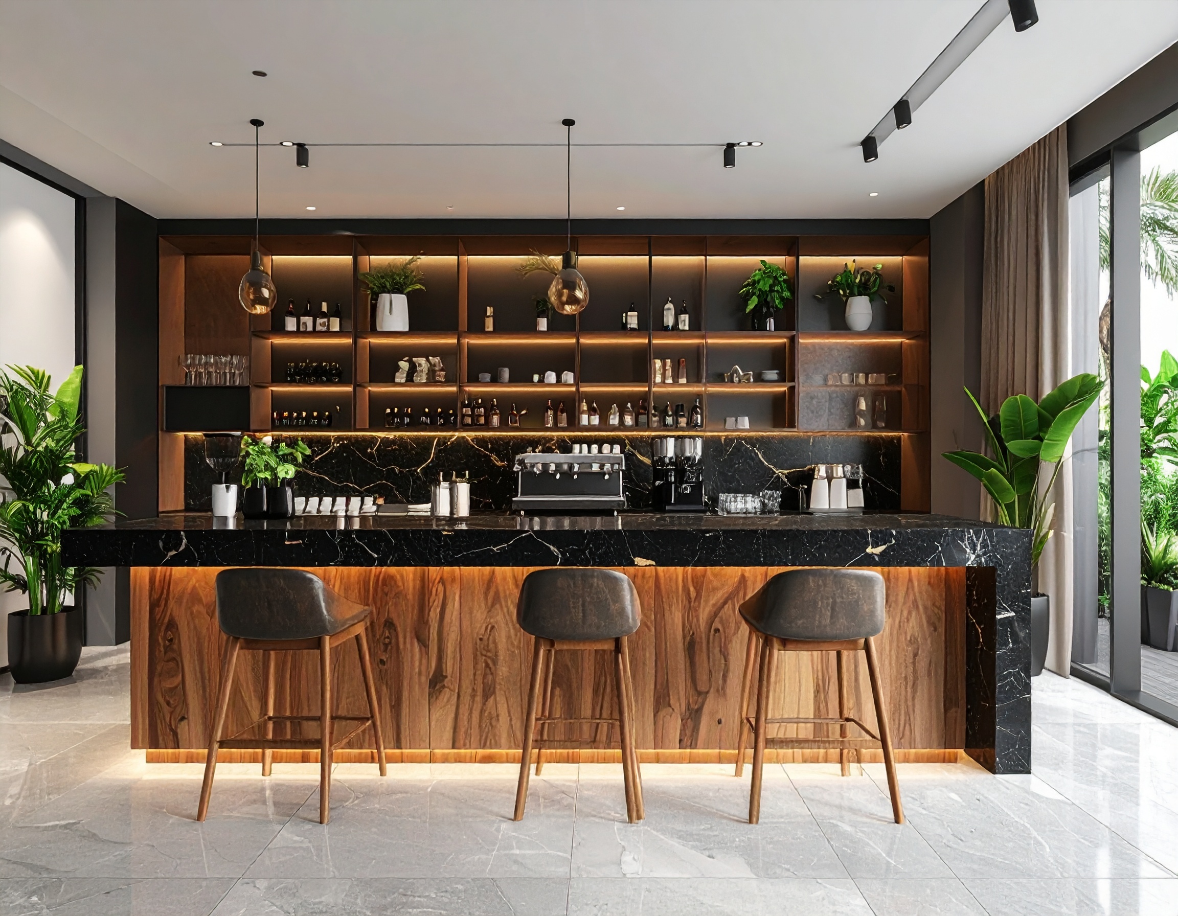 Quầy pha chế bằng đá (1)