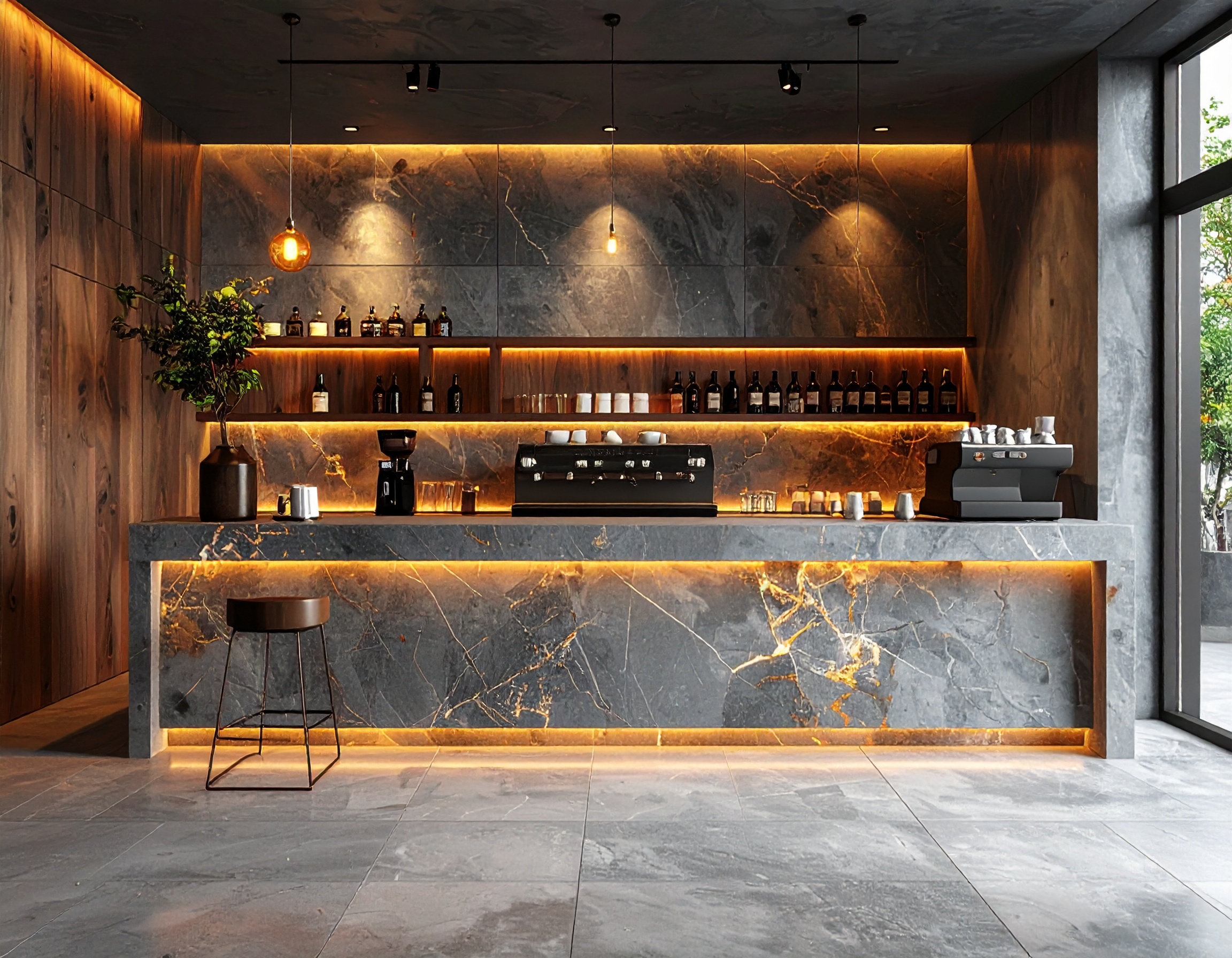 Quầy pha chế bằng đá (3)