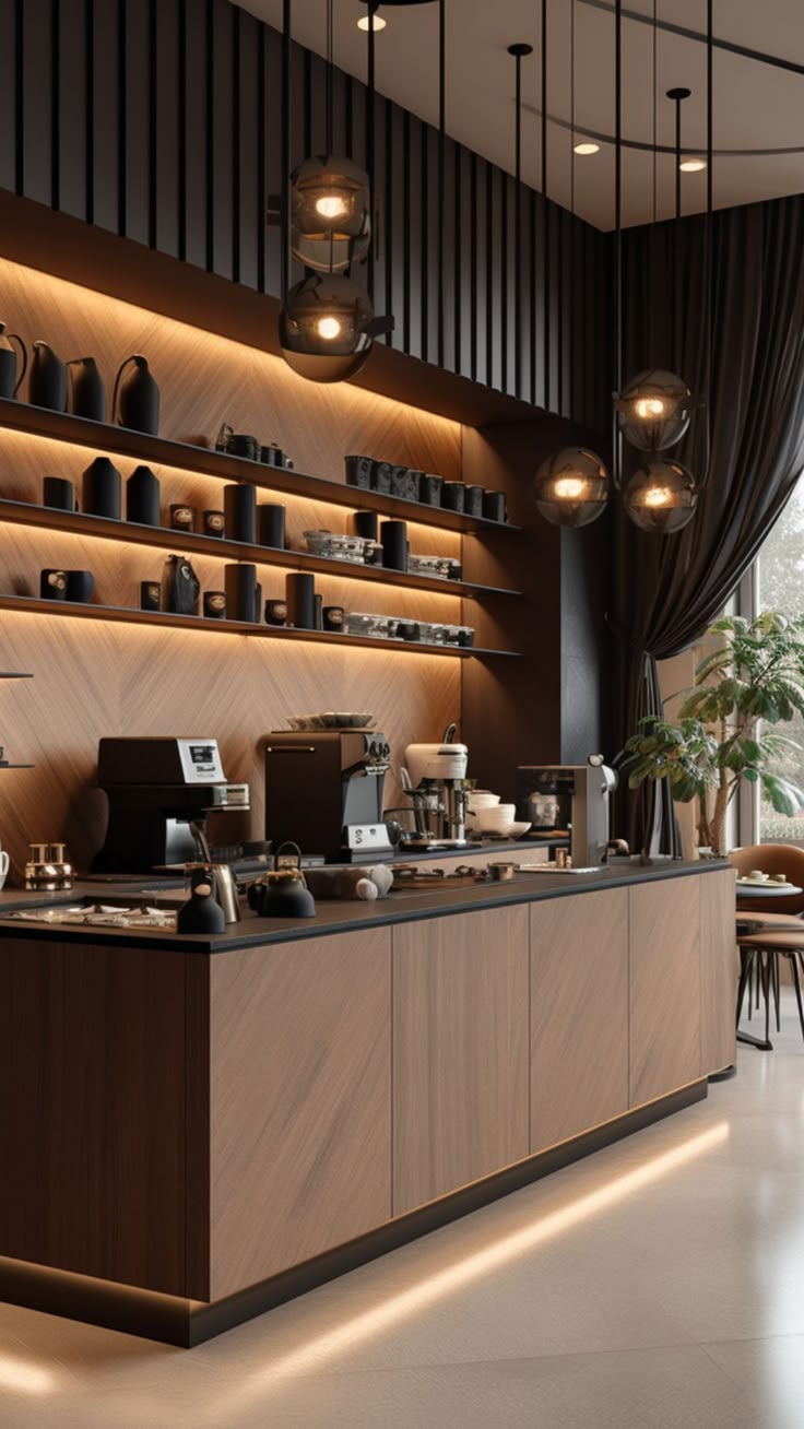 Quầy pha chế cafe (2)