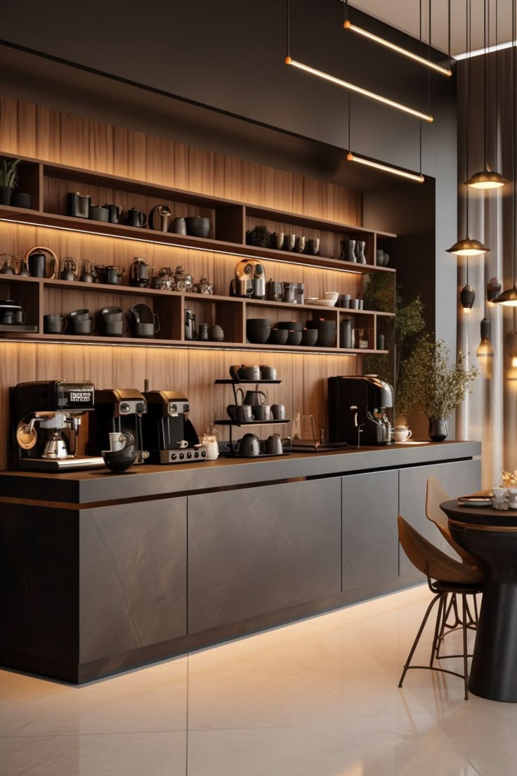 Quầy pha chế cafe (3)