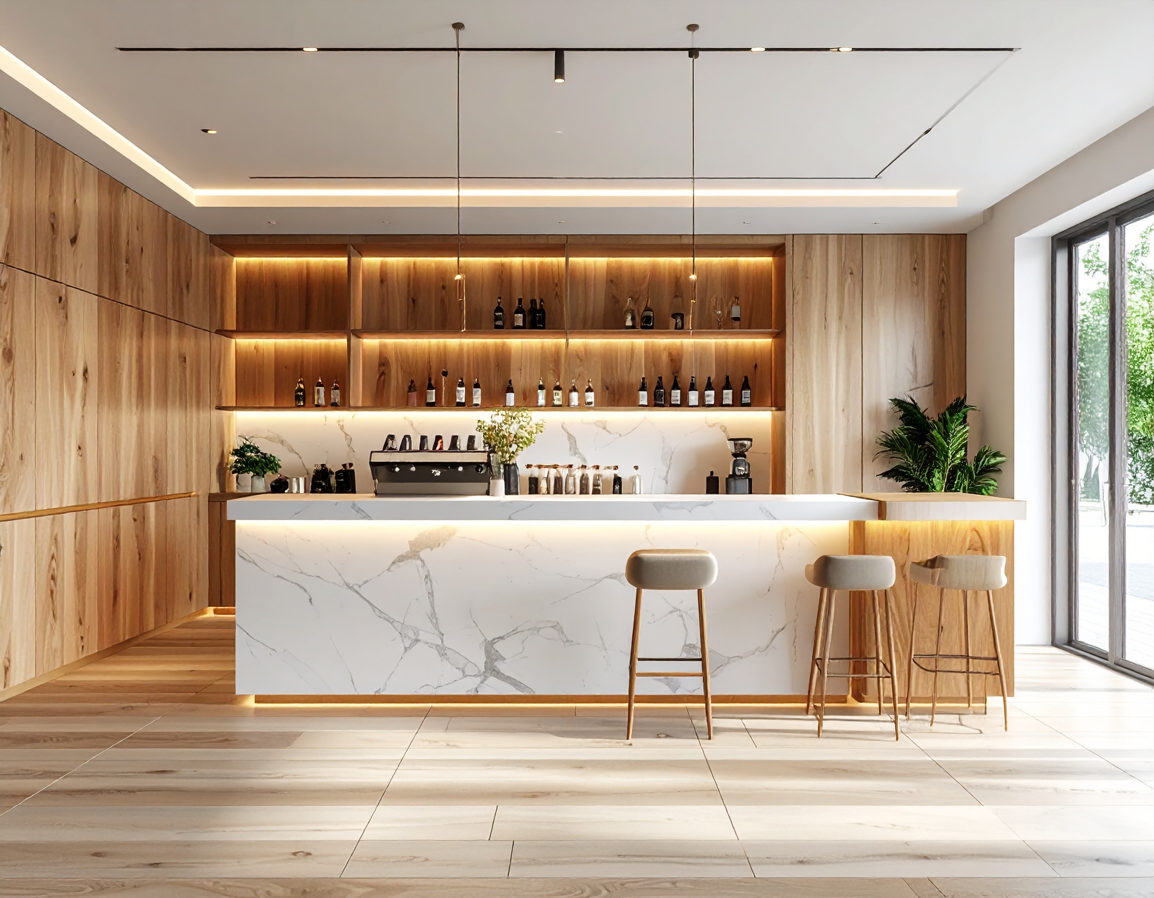 Quầy pha chế chữ U (5)