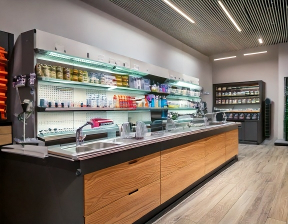 Quầy pha chế cửa hàng tiện lợi (2)