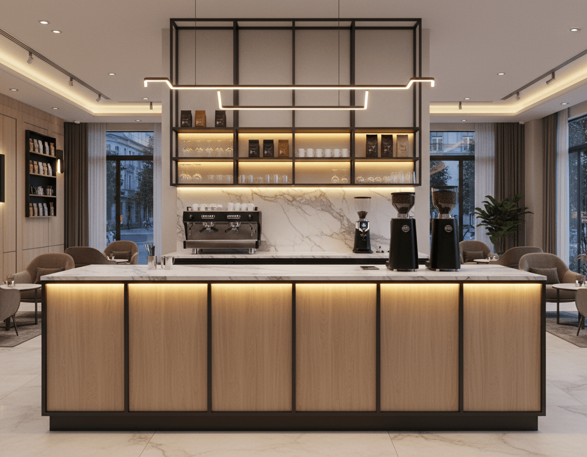 Quầy pha chế dài 2m (2)