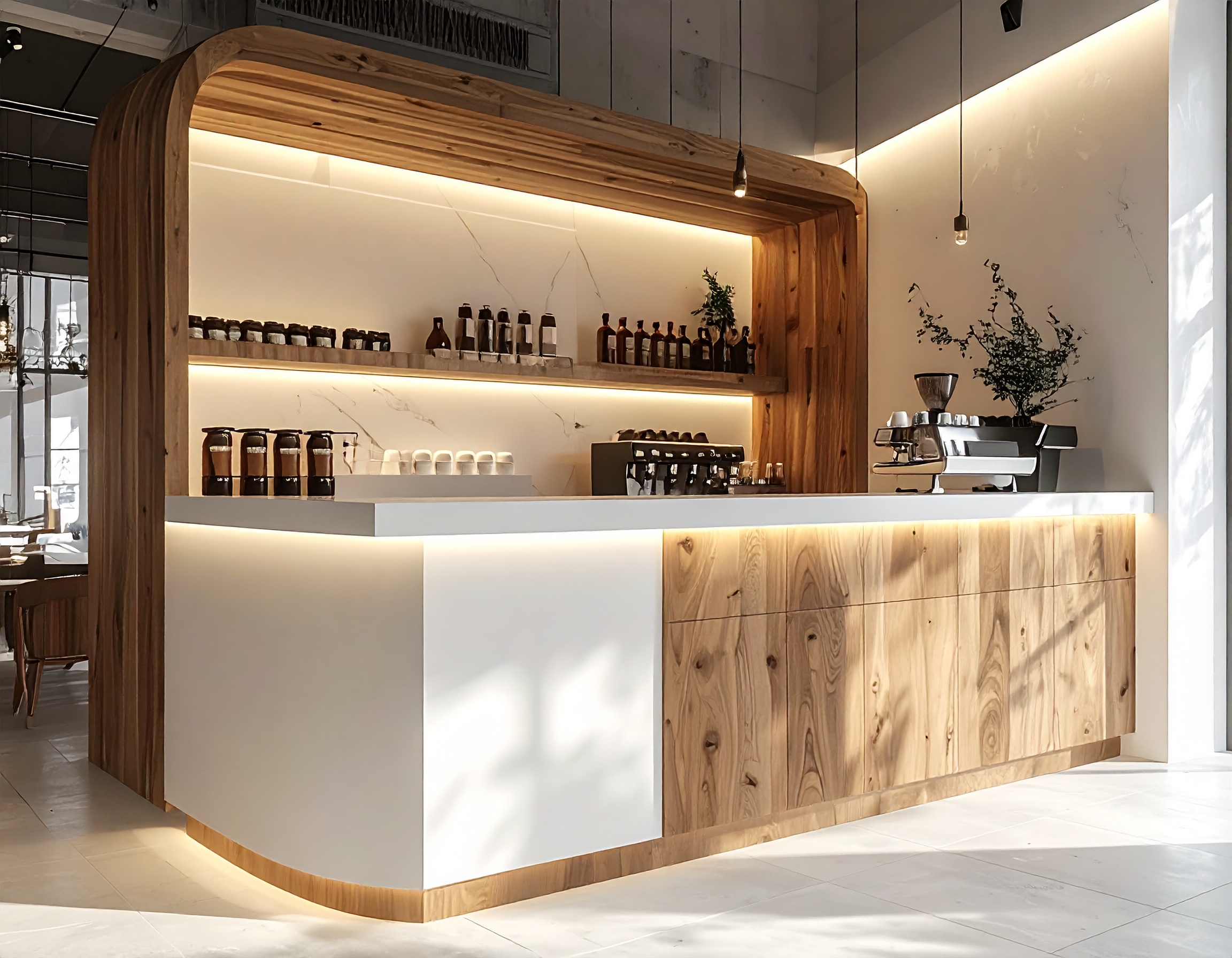 Quầy pha chế gỗ (1)