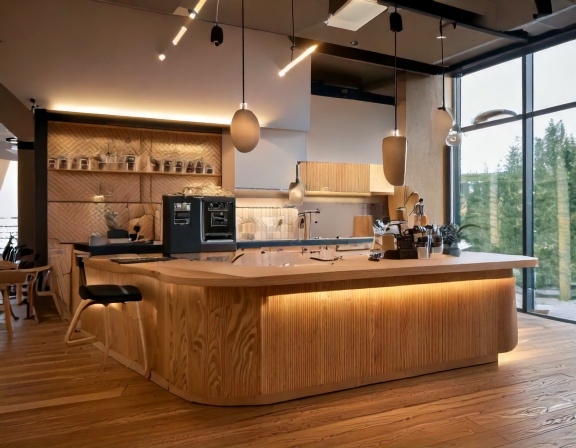 Quầy pha chế gỗ MDF (4)