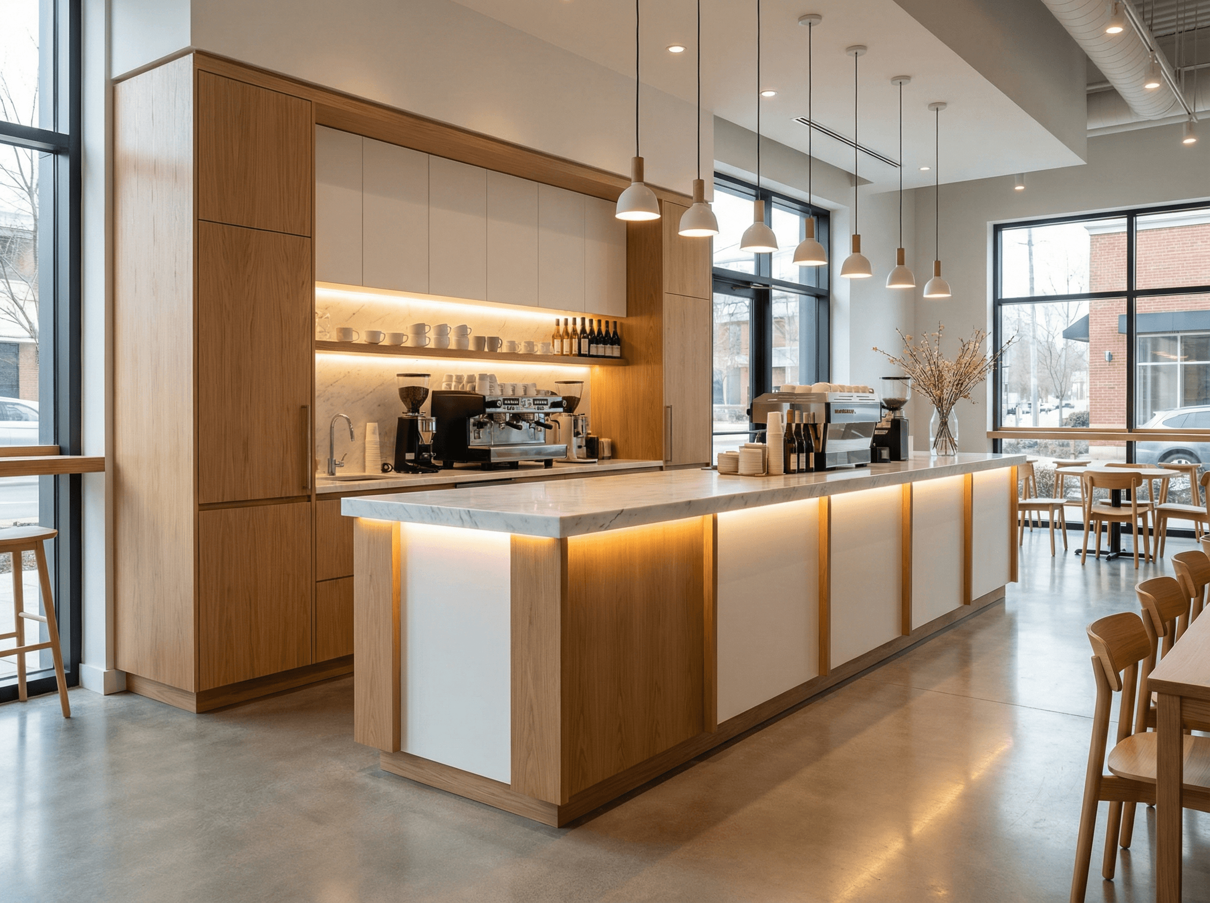 Quầy pha chế gỗ công nghiệp (1)