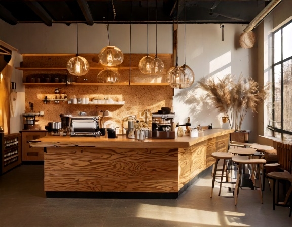 Quầy pha chế gỗ công nghiệp (2)