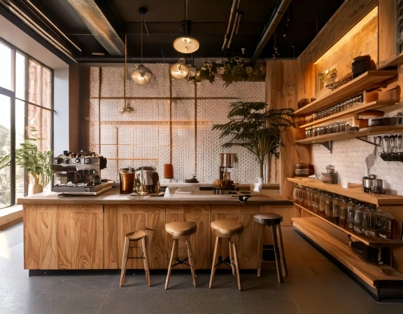 Quầy pha chế gỗ công nghiệp (4)