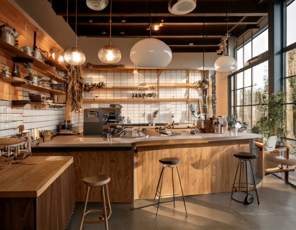 Quầy pha chế gỗ công nghiệp (5)