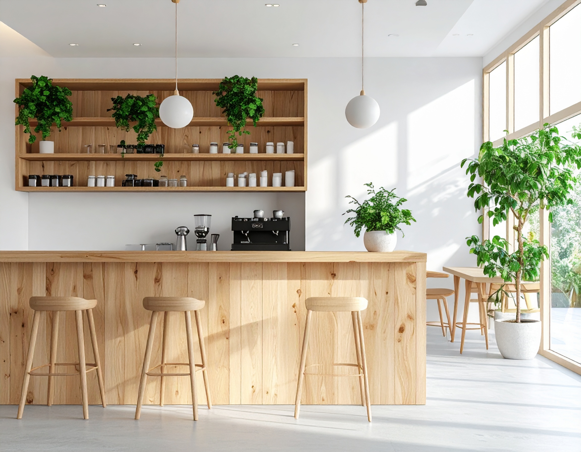 Quầy pha chế gỗ tự nhiên (2)