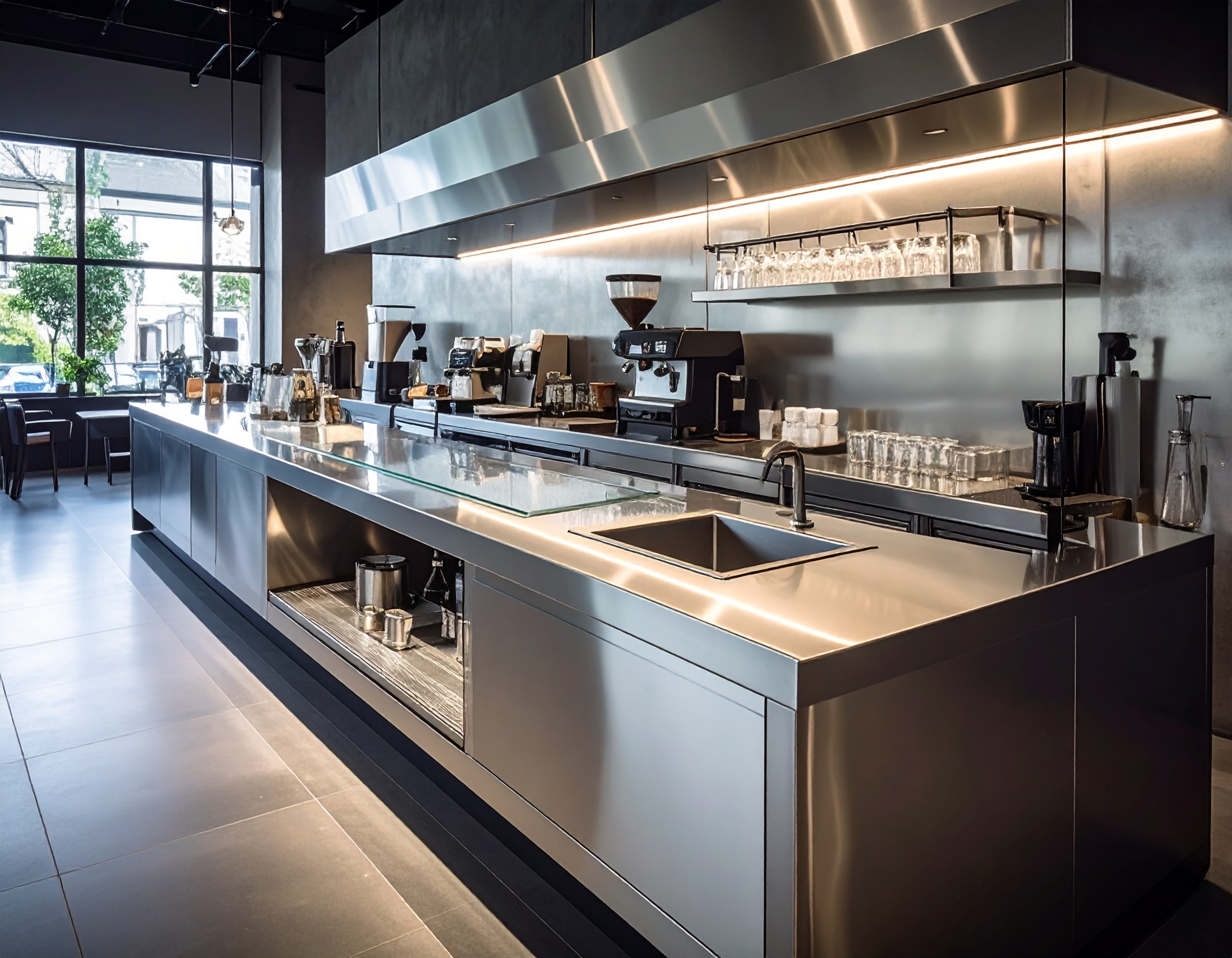 Quầy pha chế inox (5)