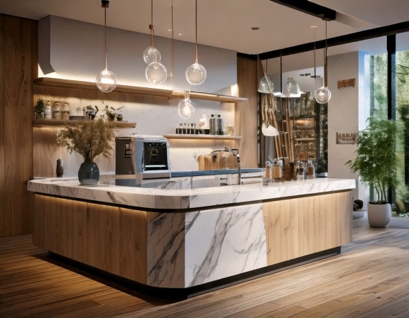 Quầy pha chế mặt đá (2)