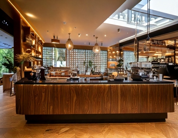 Quầy pha chế mặt kính (1)