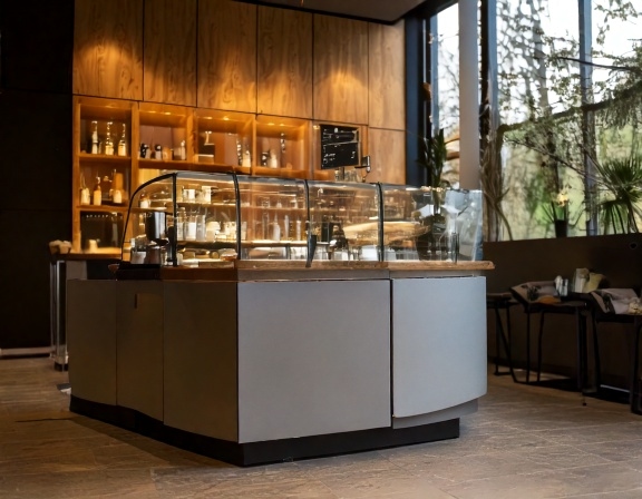 Quầy pha chế mặt kính (4)