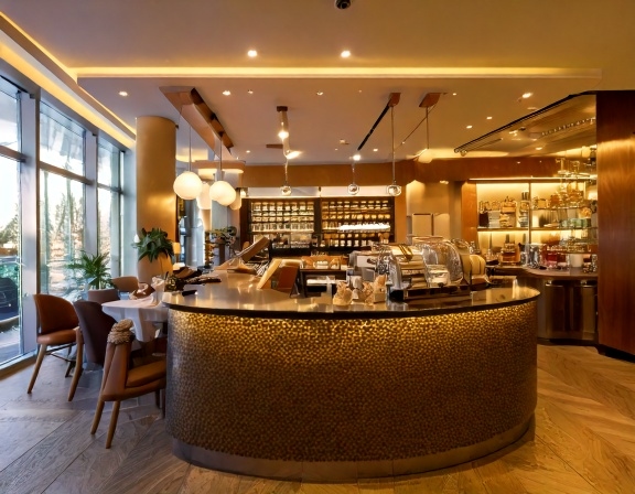 Quầy pha chế nhà hàng (1)