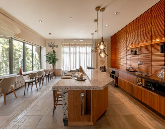 Quầy pha chế nhà hàng (4)