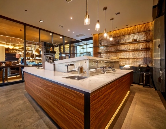 Quầy pha chế nhà hàng (5)