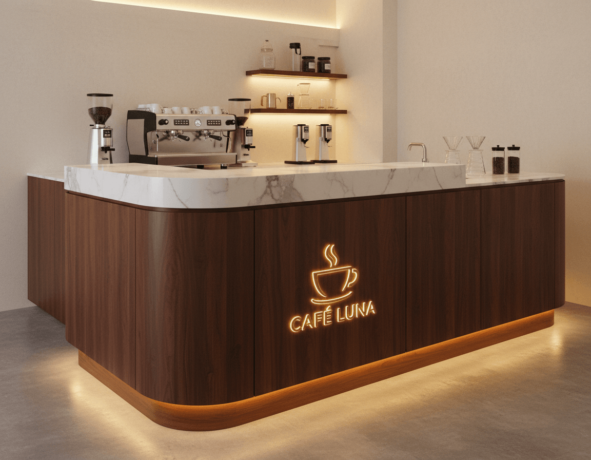 Quầy pha chế nhỏ gọn (3)