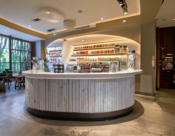 Quầy pha chế nhựa PVC (1)