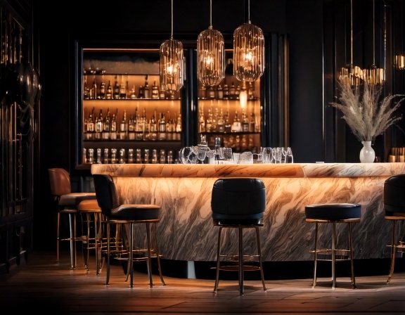 Quầy pha chế quán bar (2)