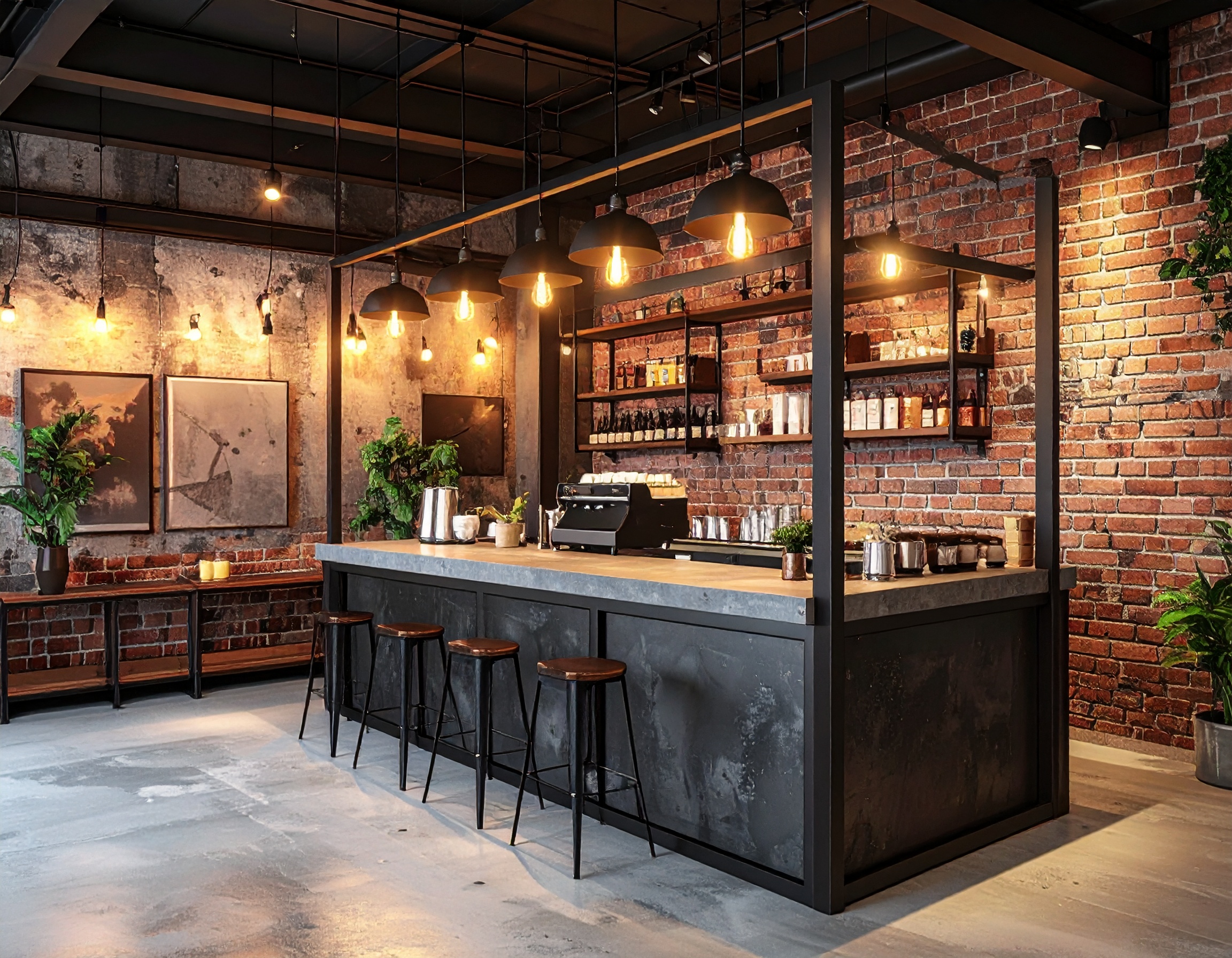 Quầy pha chế quán cafe (4)