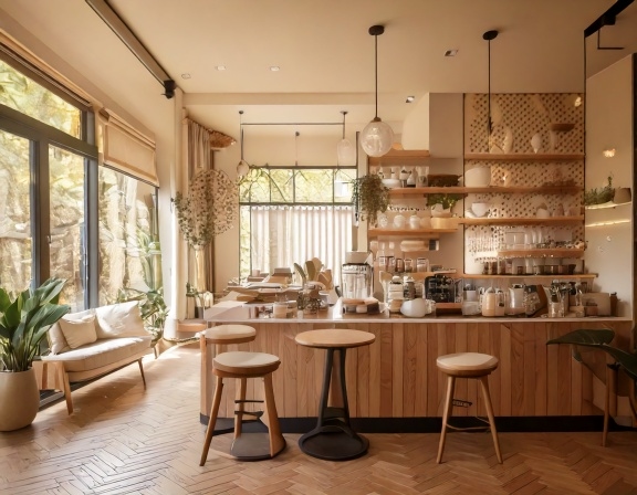 Quầy pha chế quán nhỏ (1)