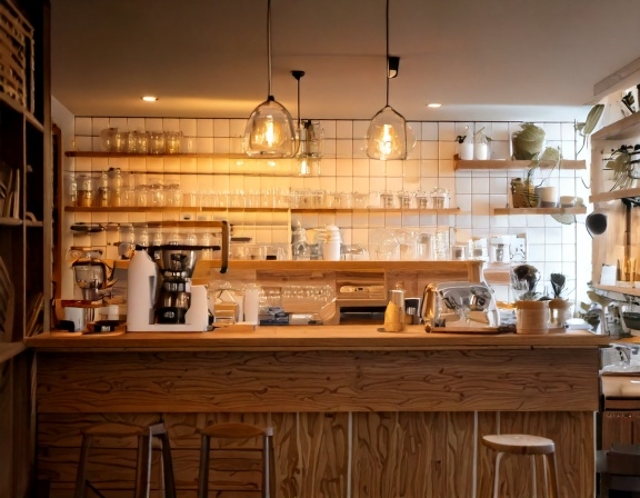 Quầy pha chế quán nhỏ (5)