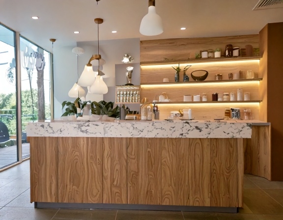 Quầy pha chế quán trà sữa (5)