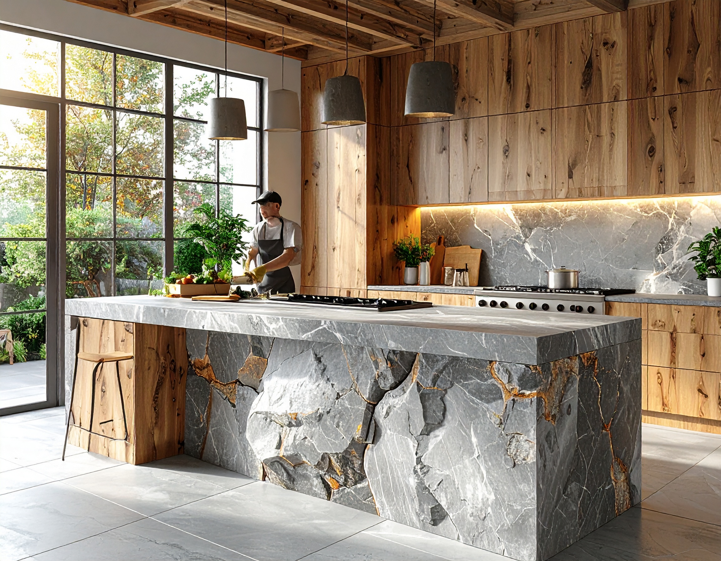 Thi công ốp đá mặt bếp (3)