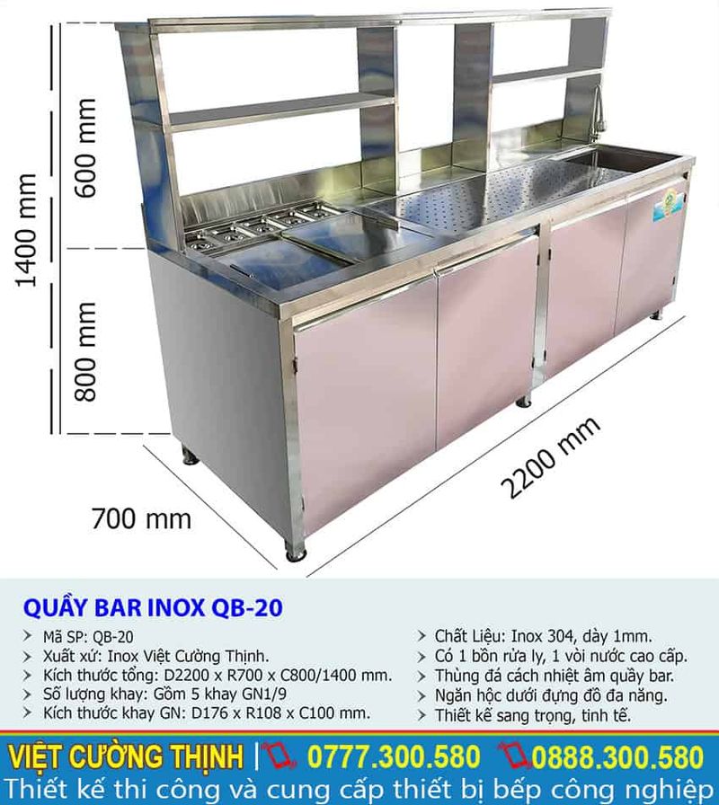 Báo Giá Thi Công Quầy Bar Đá