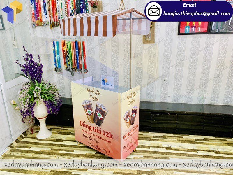 Quầy bán cafe sữa đá