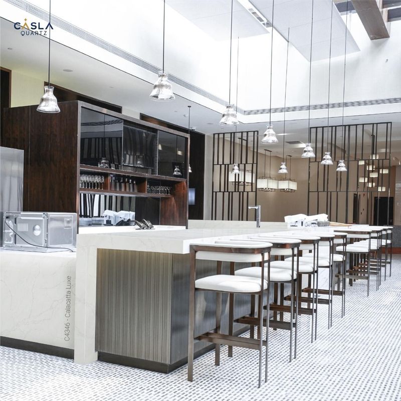 Quầy bar đá đẹp op đá nhân tạo