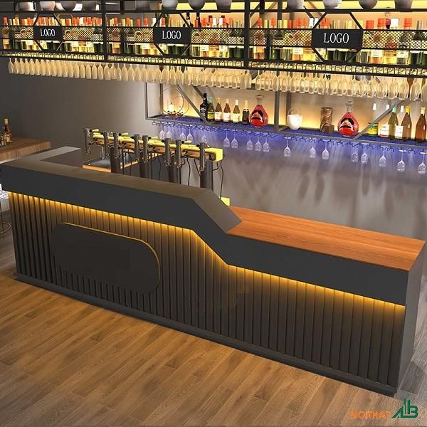 Quầy bar chữ U cao cấp