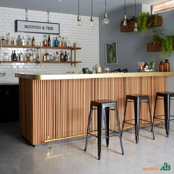Quầy bar mặt đá