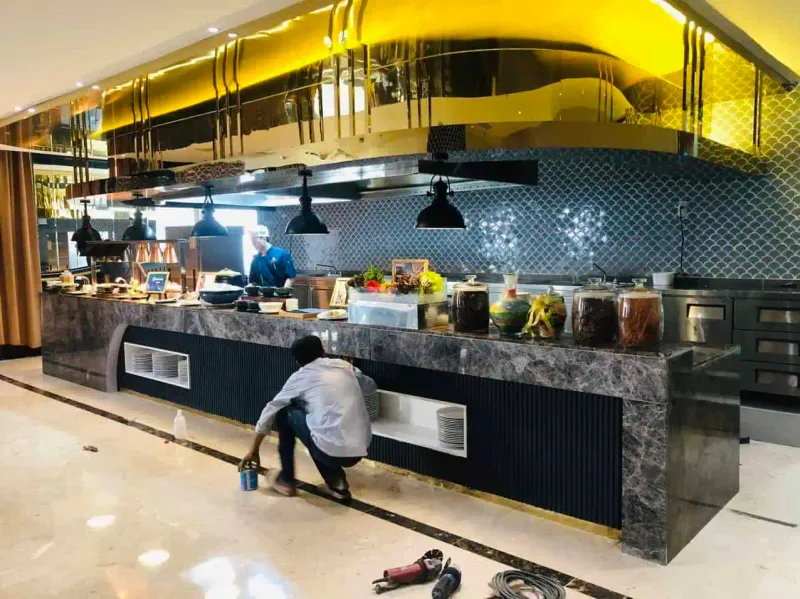 Quầy Bar Bằng Đá Marble