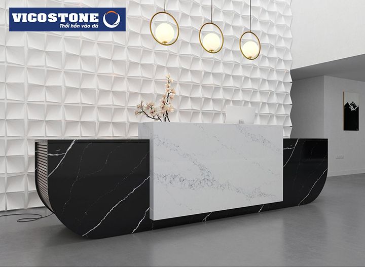 Hình ảnh quầy bar đá Vicostone
